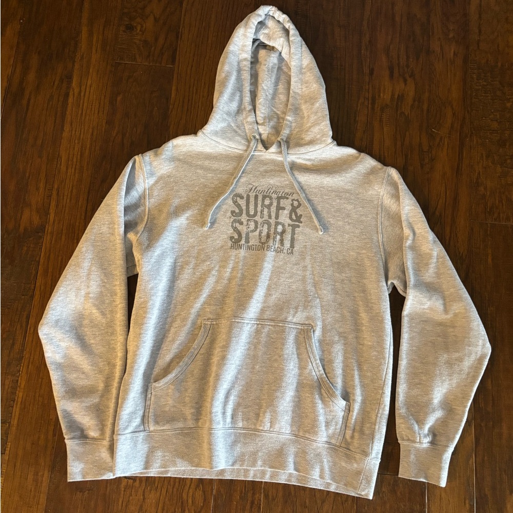 Huntington Beach Surf & Sport Heather Grey Hoodie